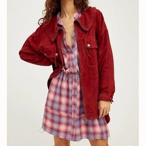 Free People We The Free Brooklyn Suede Jacket